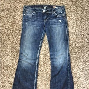 Silver Frances Flare Jeans